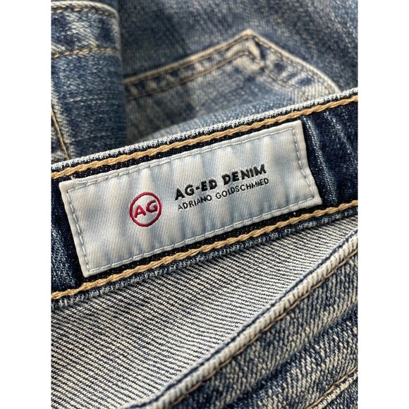 AG Adriano Goldschmied Jeans Size 25 Jodi Crop High Rise Flare Distressed Denim - Picture 4 of 7